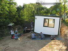 Mobilní dům v obci Loštice